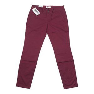 Mountain Khakis Sadie Skinny Chino Pants Classic Fit Womens 6Reg Raisin NWT